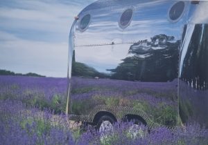 Airstream Caravan in Lavender Field by Brian Jones
