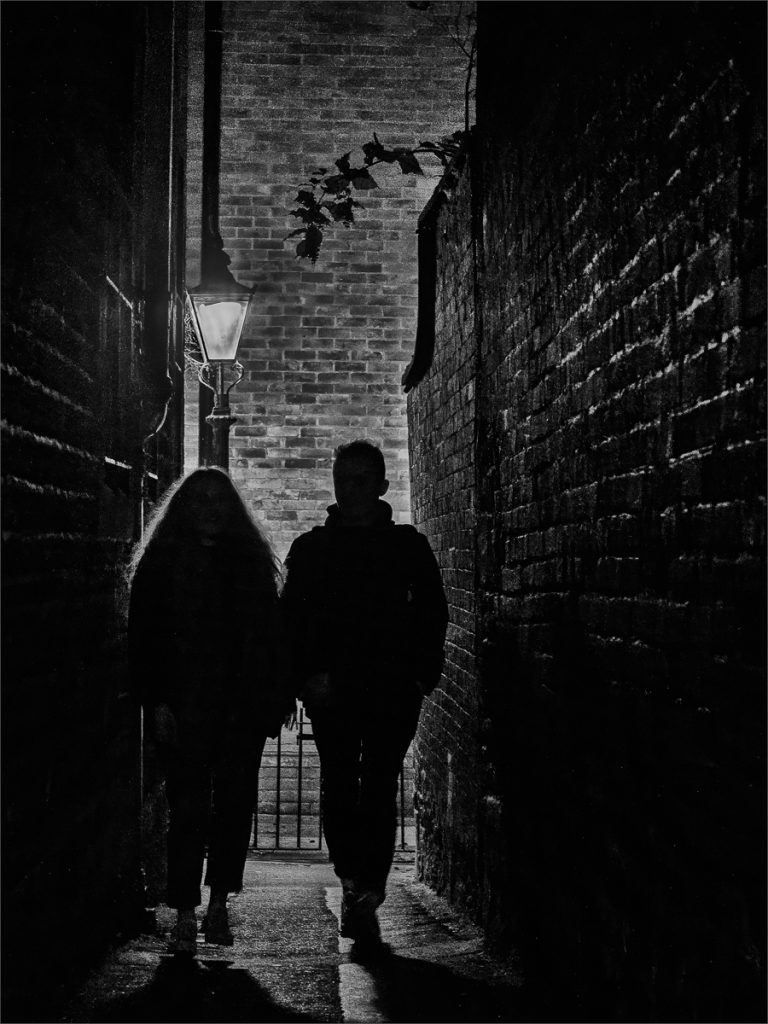 Evening Stroll down the Alley